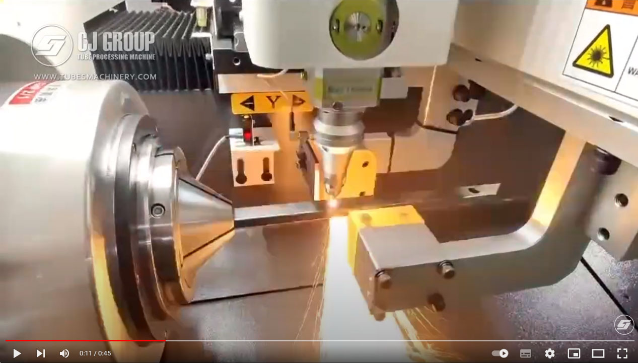 Vidéo : Machine de découpe de tubes laser à fibre CNC, coupe-tube laser